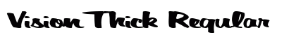 VisionThick Regular font free download