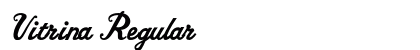 Vitrina Regular font free download