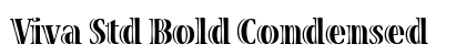 Viva Std Bold Condensed font free download