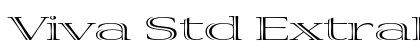 Viva Std ExtraExtended font free download