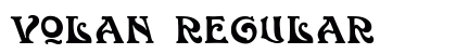 Volan Regular Font Preview