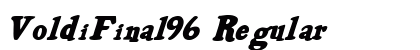 VoldiFinal96 Regular font free download