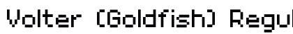 Volter (Goldfish) Regular Font Preview