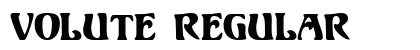 Volute Regular Font Volute Regular Font Preview