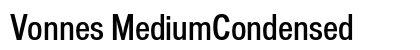 Vonnes MediumCondensed font free download