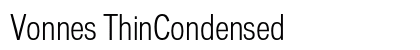Vonnes ThinCondensed font free download