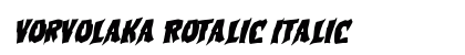Vorvolaka Rotalic Italic preview
