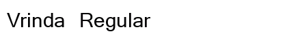 Vrinda Regular font free download