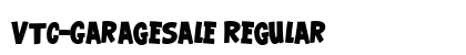 VTC-GarageSale Regular font free download