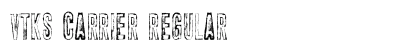vtks carrier Regular Font Preview