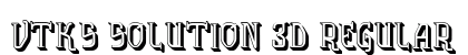 vtks solution 3d Regular font free download