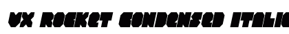 VX Rocket Condensed Italic Condensed Italic preview