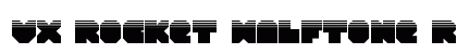 VX Rocket Halftone Regular Font Preview VX Rocket Halftone Regular Font Preview