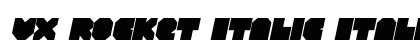 VX Rocket Italic Italic preview