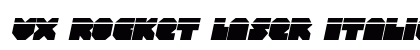 VX Rocket Laser Italic Italic preview
