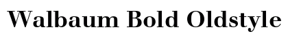 Walbaum Bold Oldstyle Figures font free download