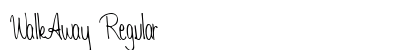 WalkAway Regular font free download