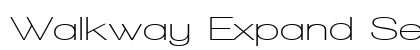 Walkway Expand SemiBold Regular Font Walkway Expand SemiBold Regular Font Preview