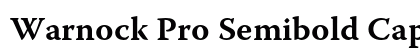 Warnock Pro Semibold Caption Preview