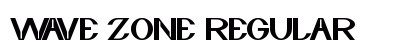 wave zone Regular font free download