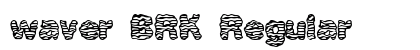 waver BRK Regular Font Preview waver BRK Regular Font Preview