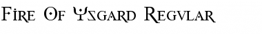 Fire Of Ysgard Regular Regular Font