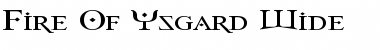 Fire Of Ysgard Wide Regular Font