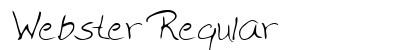 Webster Regular Font Preview Webster Regular Font Preview