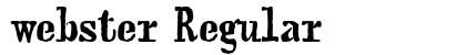 webster Regular Font Preview webster Regular Font Preview