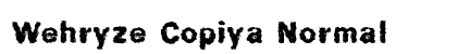 Wehryze Copiya Normal preview