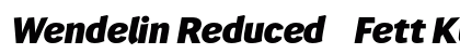 Wendelin Reduced 86 Fett Kursiv Preview