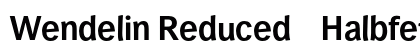 Wendelin Reduced 75 Halbfett Preview