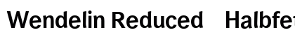 Wendelin Reduced 75 Halbfett Preview