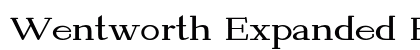 Wentworth Expanded Bold font free download