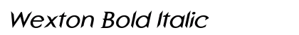 Wexton Bold Italic font free download
