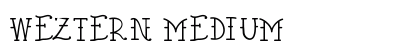 Weztern Medium font free download