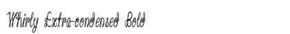Whirly Extra-condensed Bold font free download