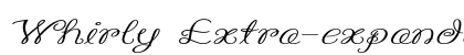 Whirly Extra-expanded Regular font free download