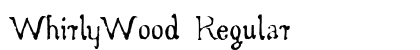 WhirlyWood Regular font free download