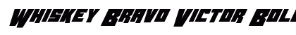 Whiskey Bravo Victor Bold Bold font free download