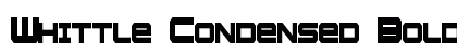 Whittle Condensed Bold Preview