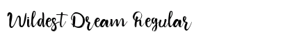 Wildest Dream Regular font free download