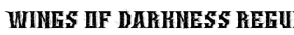 Wings of Darkness Regular Font Preview