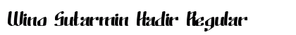 Wino Sutarmin Kadir Regular font free download