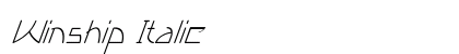 Winship Italic Preview