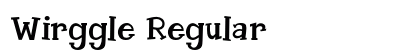 Wirggle Regular preview