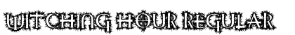 Witching Hour Regular font free download