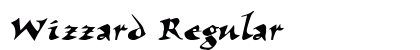 Wizzard Regular Font Preview