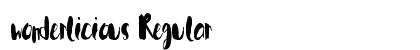 wonderlicious Regular font free download