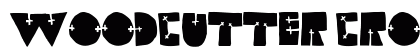 WOODCUTTER CROSS Regular font free download
